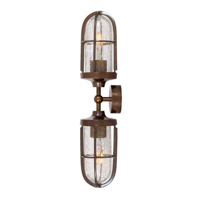 Clayton Double Well Glass Wall Light