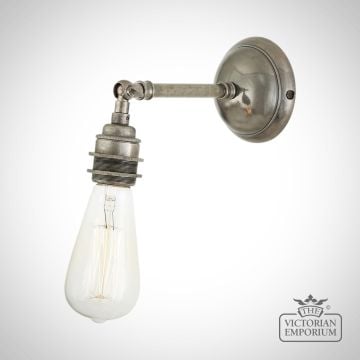 Dabb Vintage Brass Wall Light – Exposed Bulb Design