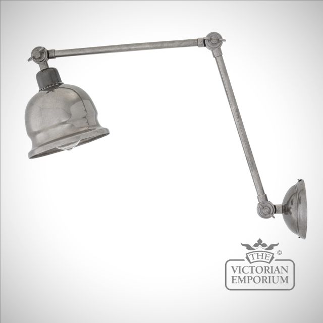 Dale Picture Light Antique Or Polished Brass Or Silver Mpl014antslv 3