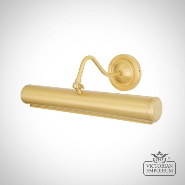 Ellen Solid Brass Picture Light Mpl004satbrs