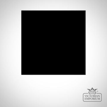Plain Victorian Square Gloss Tiles  Black 100x100