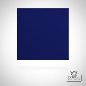 Plain Victorian Square Gloss Tiles  Blue 100x100