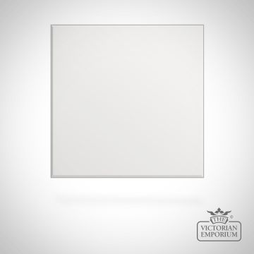 Plain Victorian Square Gloss Tiles  White 100x100
