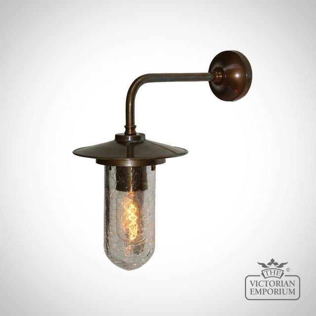 Florin Well Glass Bathroom and Outdoor Wall Light IP65