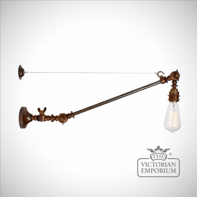 Manick Light Antique Or Polished Brass Or Silver Mlwl188