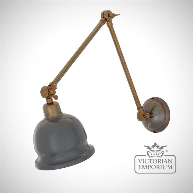 Nico Light Antique Or Polished Brass Or Silver Mlwl223pcgry