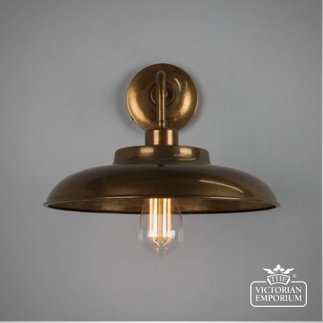 Telal Industrial Brass Factory Wall Light