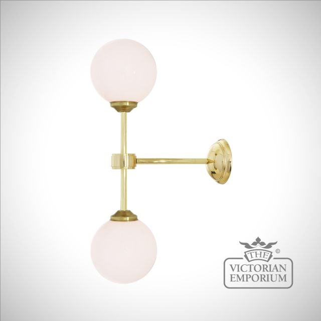 Double Globe Wall Light