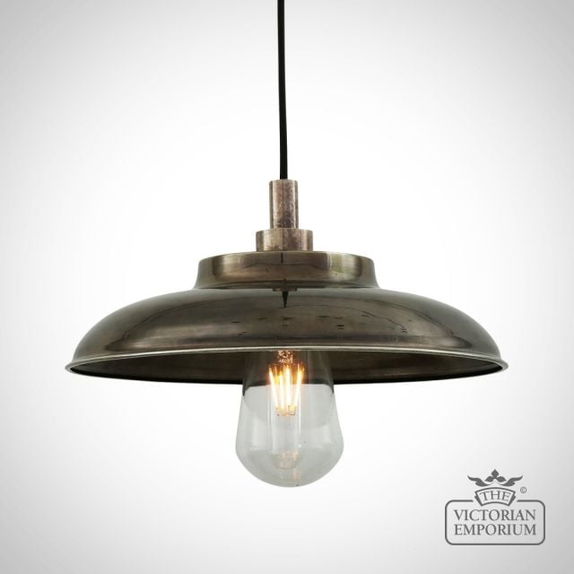 Darya Outdoor Pendant Light Antique Or Polished Brass Or Silver Mlbp005antslv 2