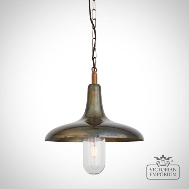 Morgan Outdoor Pendant Light Antique Or Polished Brass Or Silver Mlbp036antbrscl