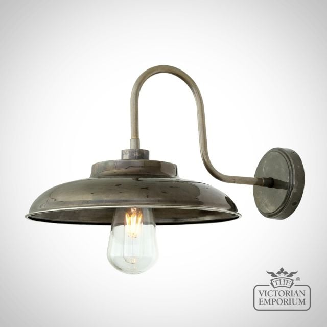 Daria Bathroom or Outdoor Swan Neck Wall Light