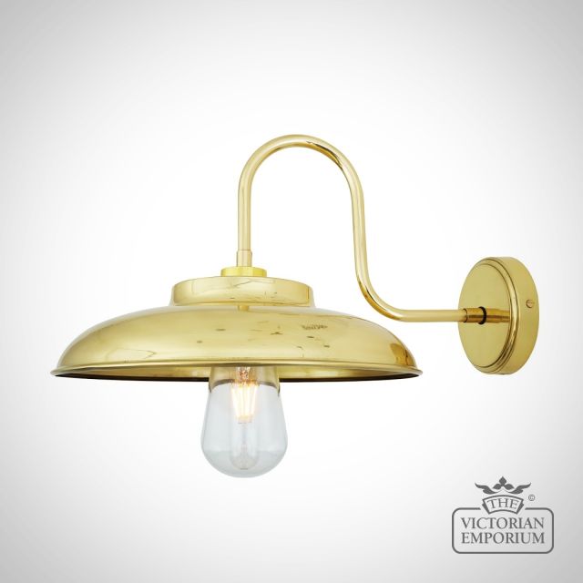 Darya Outdoor Wall Light Antique Or Polished Brass Or Silver Mlbwl055polbrs 2