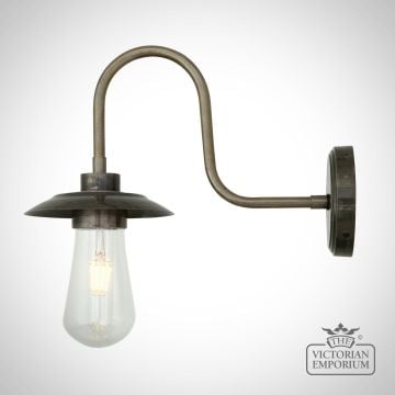 Ren Swan Outdoor Wall Light Antique Or Polished Brass Or Silver Mlbwl061antslv 4