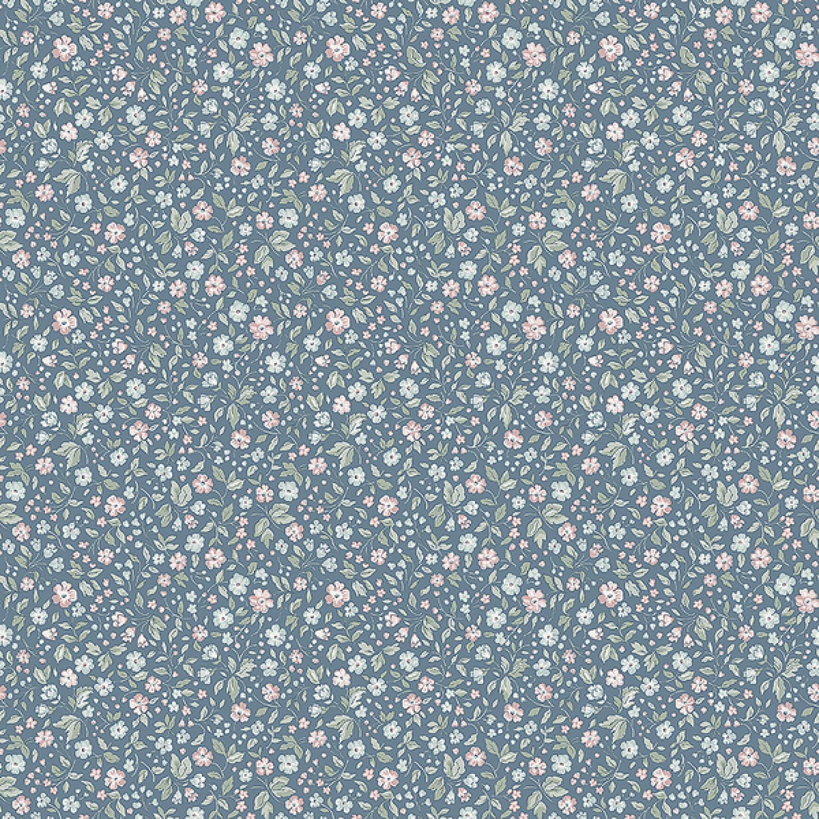 Jasmine wallpaper in Blue, Pink or Cream Pattern