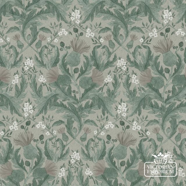 In Bloom 7203 Thistle 53x53cm Straight