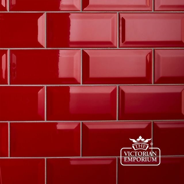 Ceramic Tiles Brick Bevels Classical Victorian Decorative Traditional Old Reclaimed Minton Hollins Bathroom Kitchen Redinsitu  Large