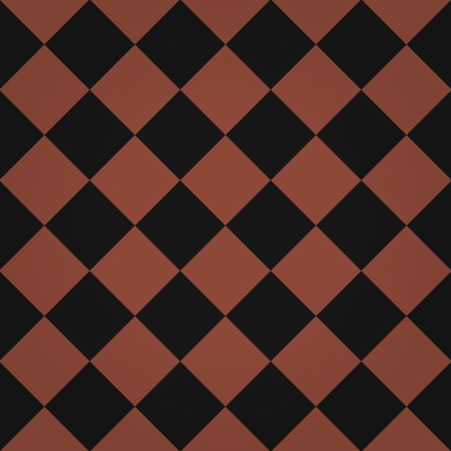 Victorian Path Tiles   Black And Red 10cm X 10cm Squares