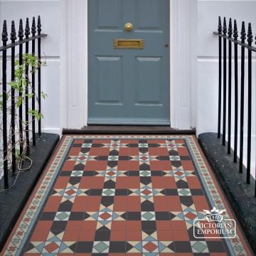 Victorian Mosaic Floor Tiles Insitu2baldonnel