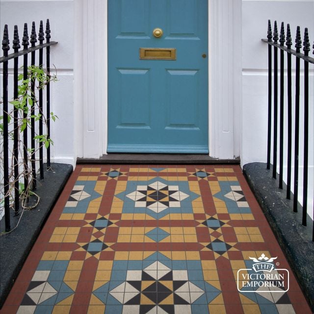 Victorian Mosaic Floor Tiles Insitu Lisbon