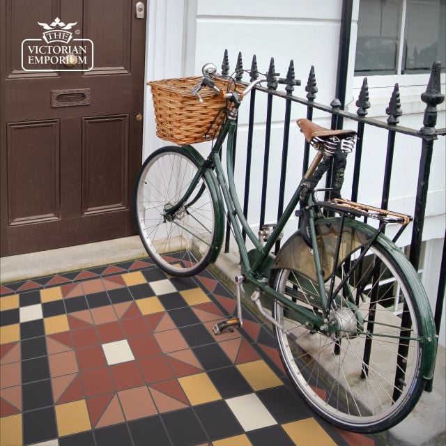 Victorian Mosaic Floor Tiles Insitu2 Nottingham