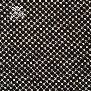 Albert Bobble Flock Fabric Polka Design Blackcaramel 571