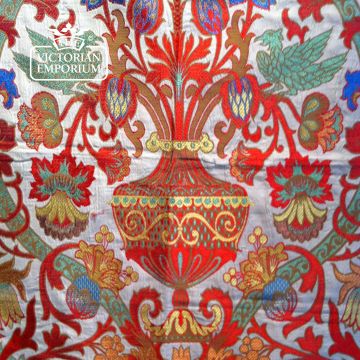 Aragon Fabric Medieval Design Red 153