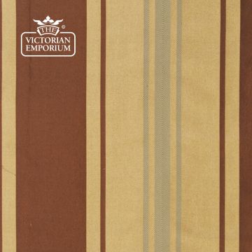 Belgrave Stripe Fabric Wool And Silk Nutria Old Gold Sage 802