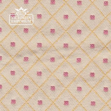 Celia Fabric Square Dots Design Ivory Petal Pink F0229 F0229 021