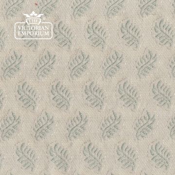Fern Fabric Small Leaf Design F0243 Ivory Mint 2 490