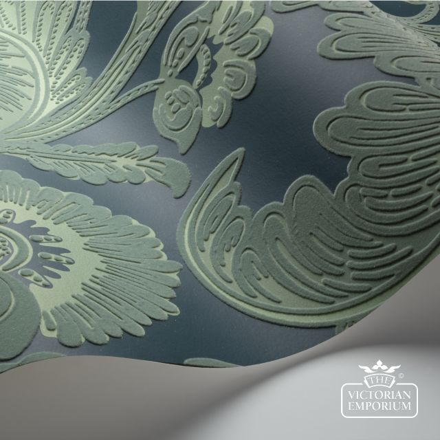 Cs The Pearwood Collection Fanfare Flock 116 7026 Wave Rgb