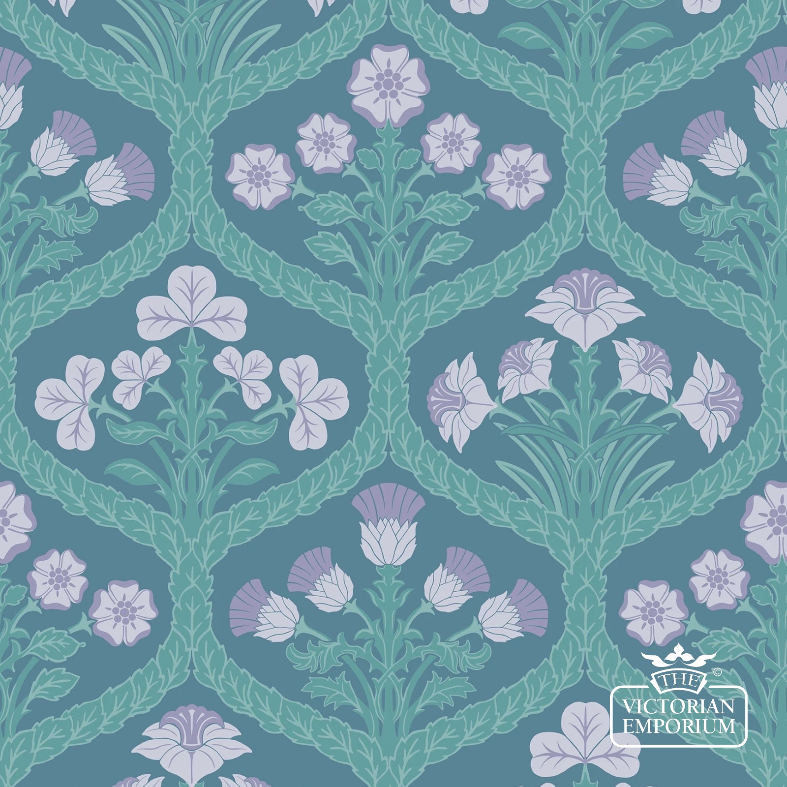 Floral Kingdoms wallpaper in a choice of 4 colourways