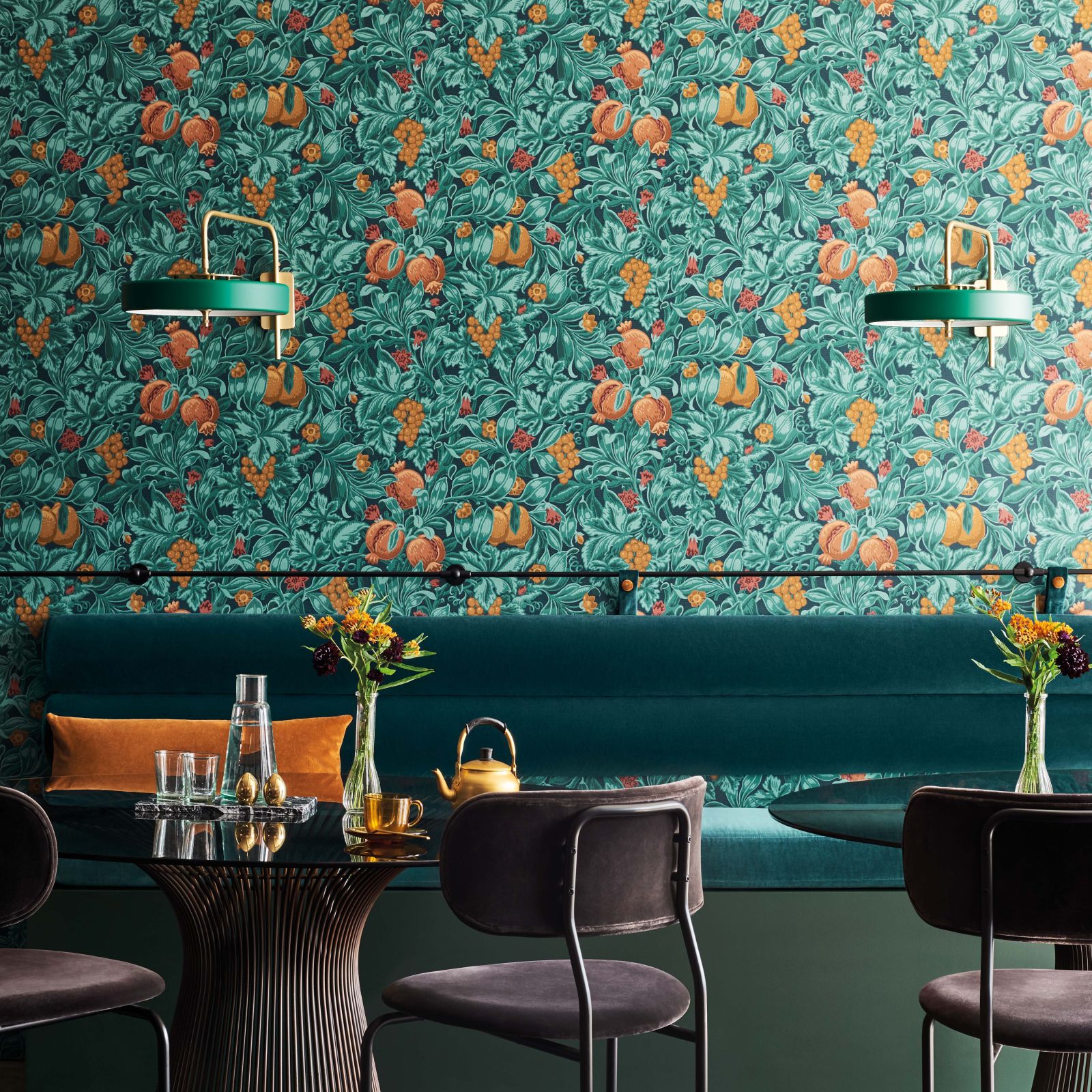 Vines of Pomona wallpaper in a choice of 4 colourways