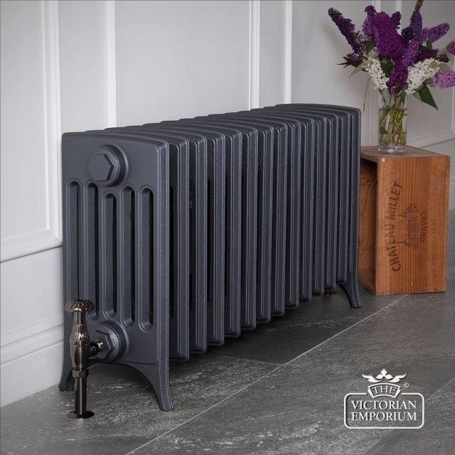 Cast Iron Radiator Rathmell 6 Column Setting Shot Roberson Steel Grey