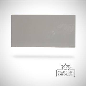 Plain brick crackle glazed - Pure white - 100x200mm