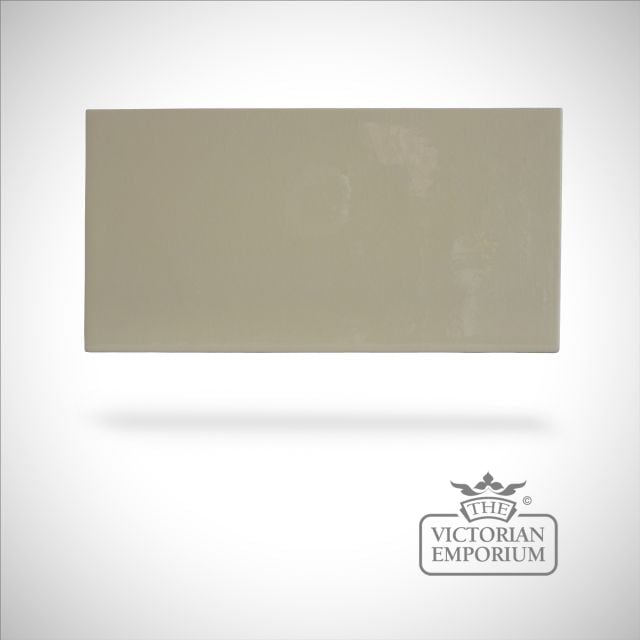 Plain brick crackle glazed - Cream - 100x200mm