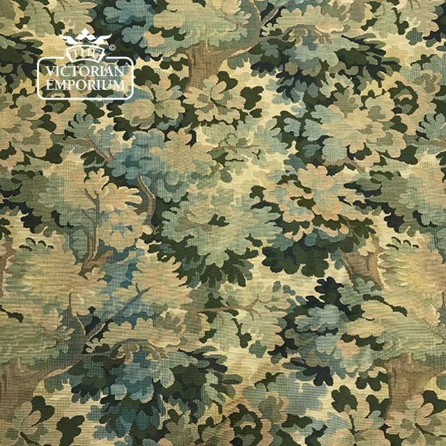 Hampstead Verdue Fabric in shades of green