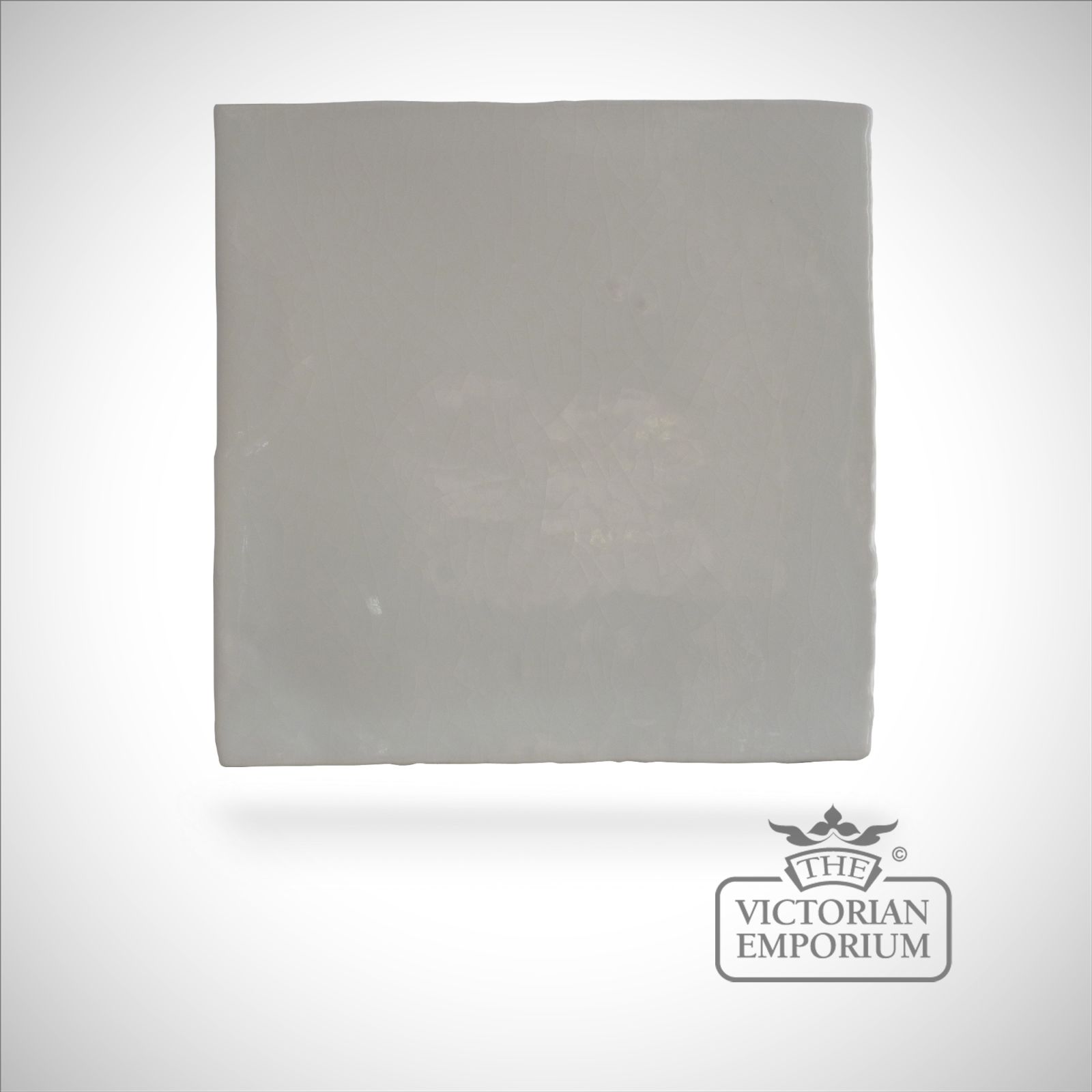 Classics Chalk White 130x130mm Hand crafted crackle glazed tiles