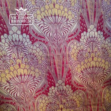 Isolde Fabric Floral Damask Design F0254 Summer Red