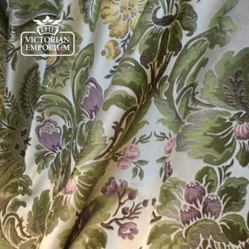 Jackfruit Fabric Floral Damask Design F0314 Albastar Lilac Sage