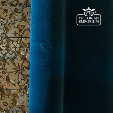 Tufton Fabric Velvet Plain Mohair Design F0345 Madonna Blue