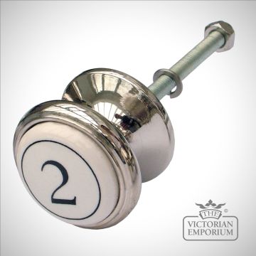 Numbered Cabinet Knob Np2
