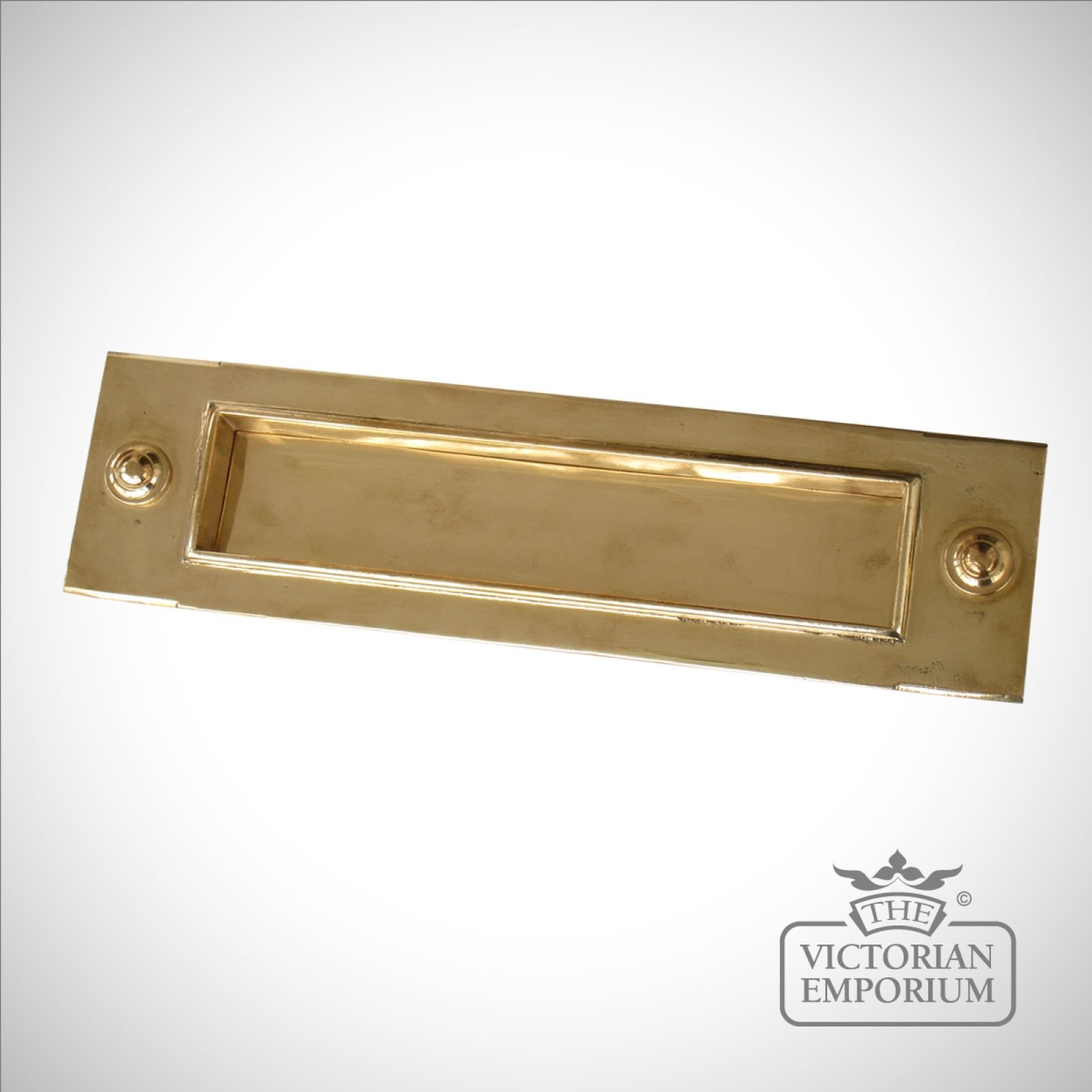 Large front door letterplate in a choice of metals