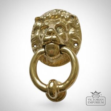 Brass Lion Door Knocker Lk B 2