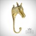 Antique Brass Horse Hook Hh2 Ab