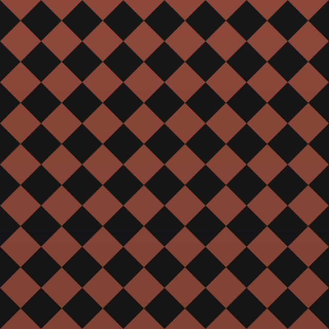 Victorian Path tiles - Black and Red 64mm x 64mm squares (suitable for outdoor use)