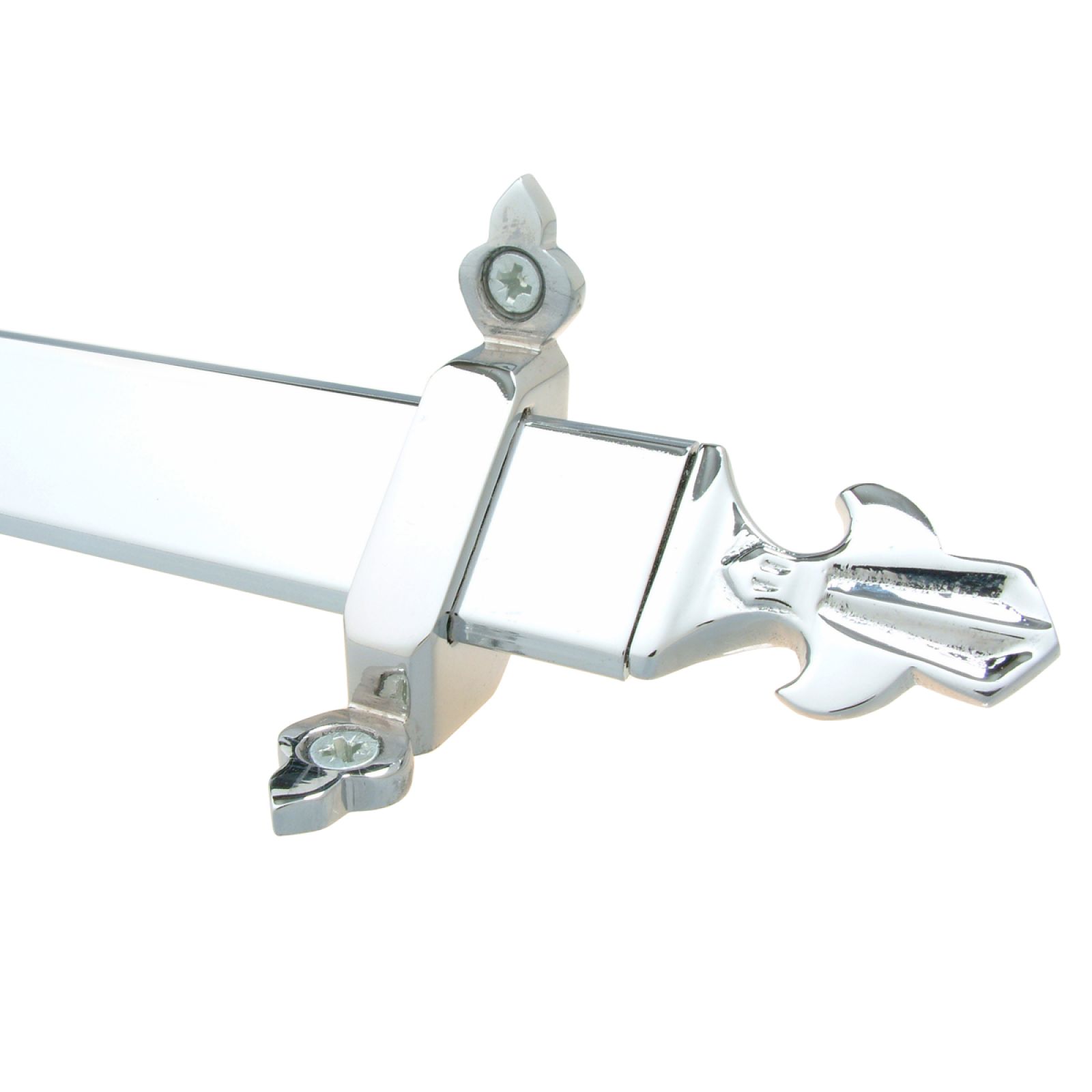 Triangular Stair Rod with Fleur de Lys finial Stair rods