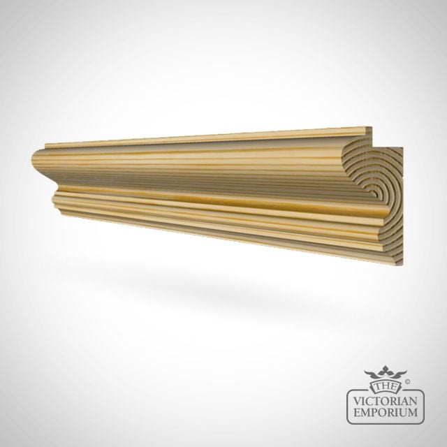 Edging / Beading 56mm x 26mm - Redwood (pine) Wooden Moulding