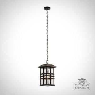 Beacon exterior ceiling chain lantern in bronze