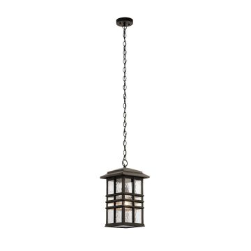 Beacon Exterior Ceiling Chain Lantern In Bronze Outdoor Light Arts And Crafts Kl Beacon Square8 Oz