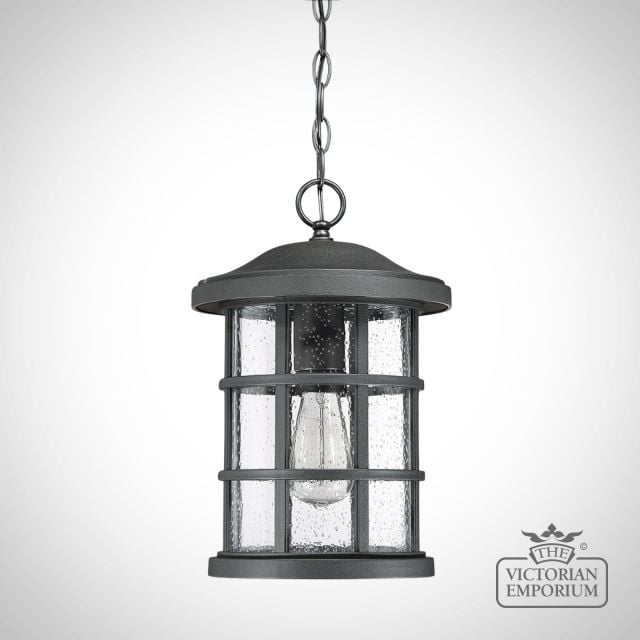 Outdoor Light Pendant Qz Crusade8 Blk 2
